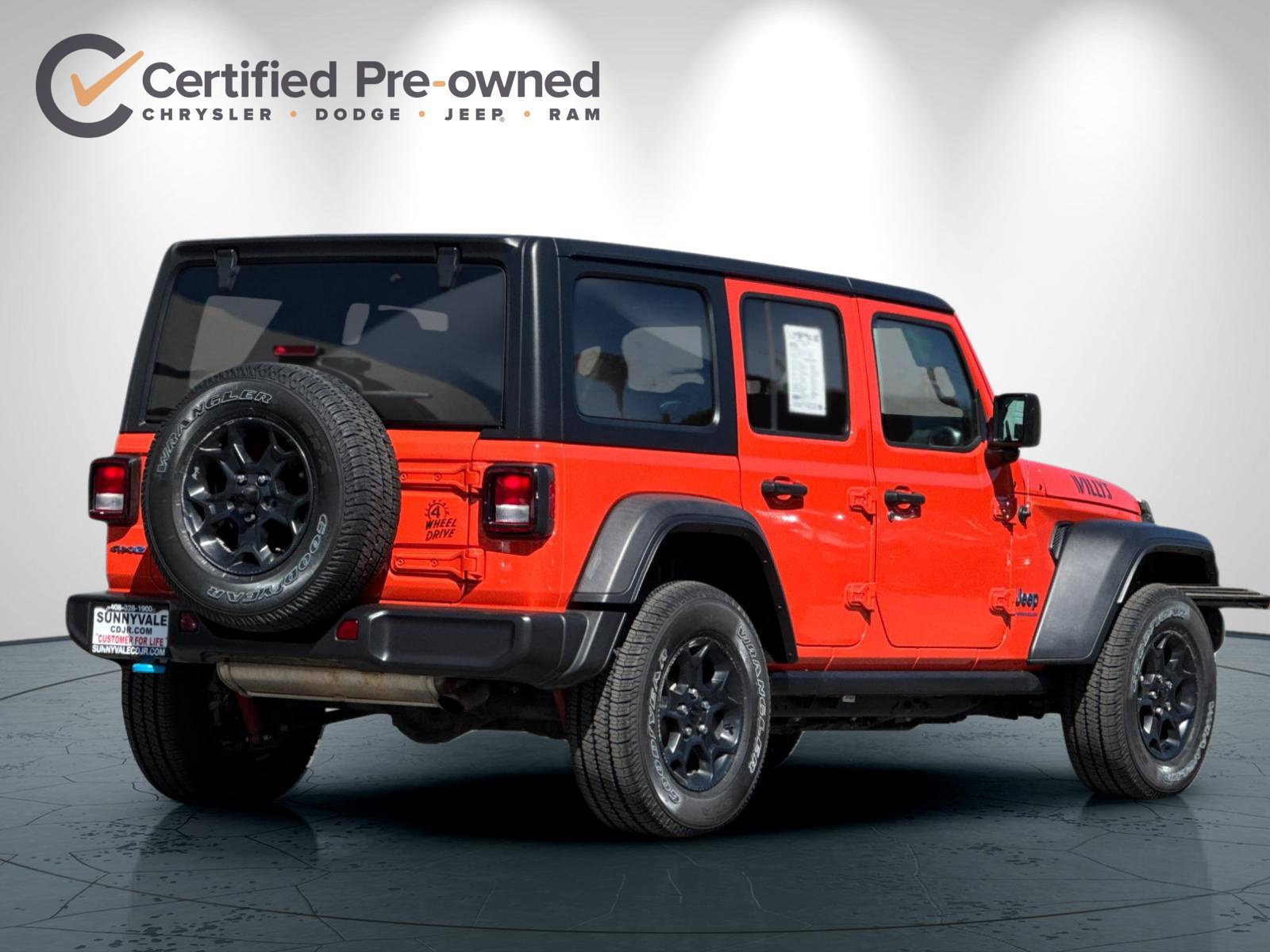 Certified 2023 Jeep Wrangler Unlimited w/ Cold Weather Group AWD/4WD image 4
