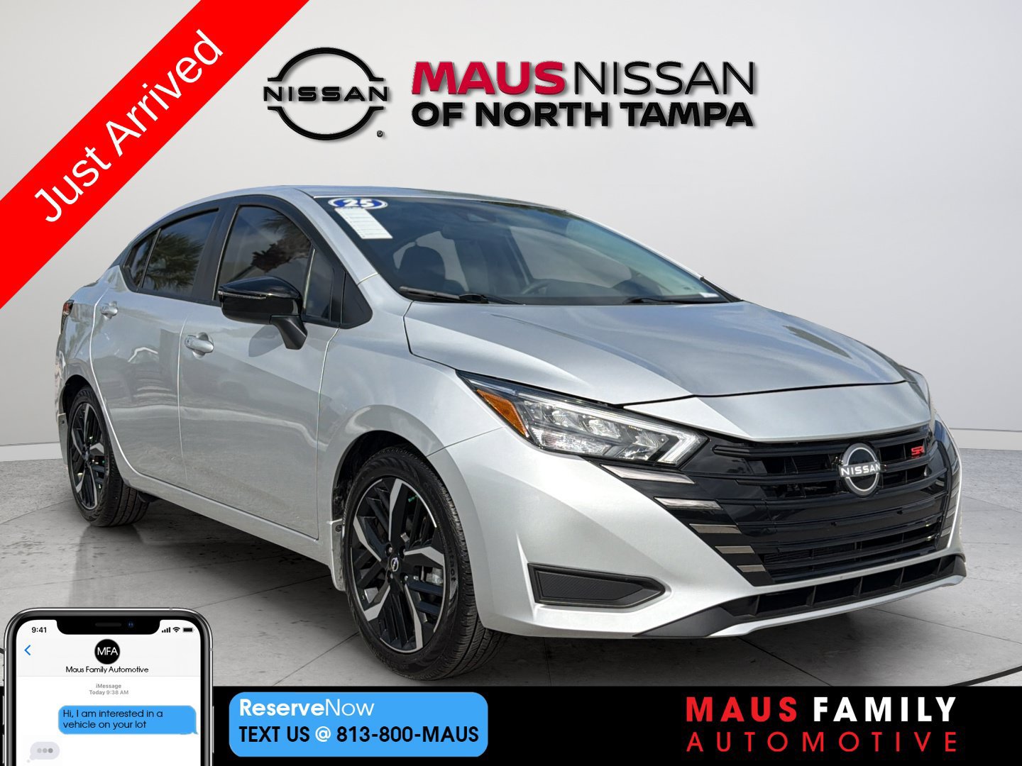 Certified 2025 Nissan Versa SR w/ Trunk Package FWD image 1