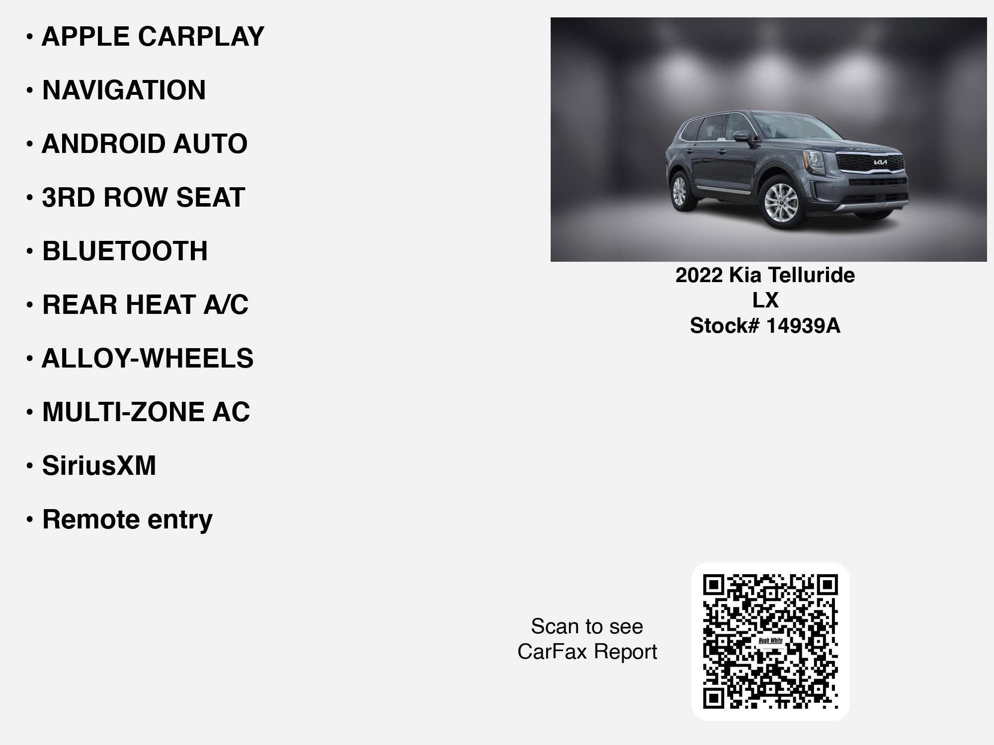 Used 2022 Kia Telluride LX AWD/4WD image 7