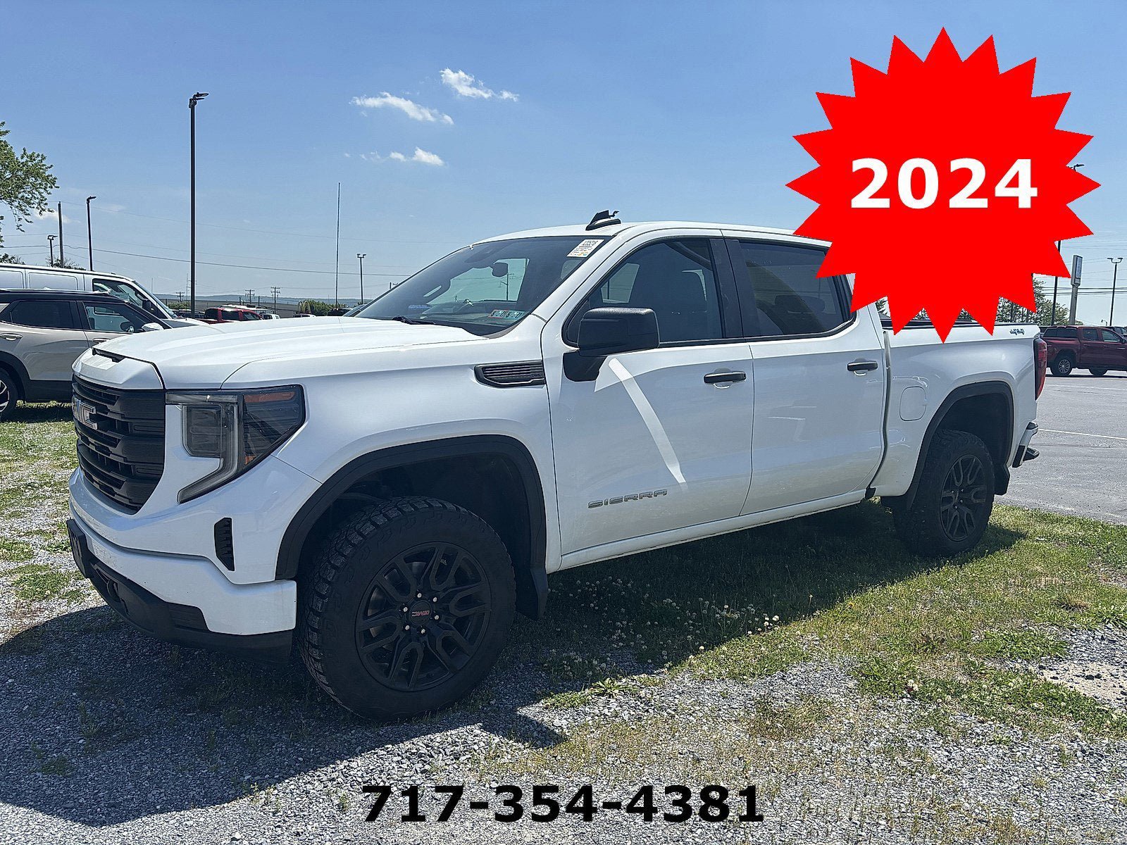 Used 2024 GMC Sierra 1500 Pro w/ Graphite Edition AWD/4WD image 1