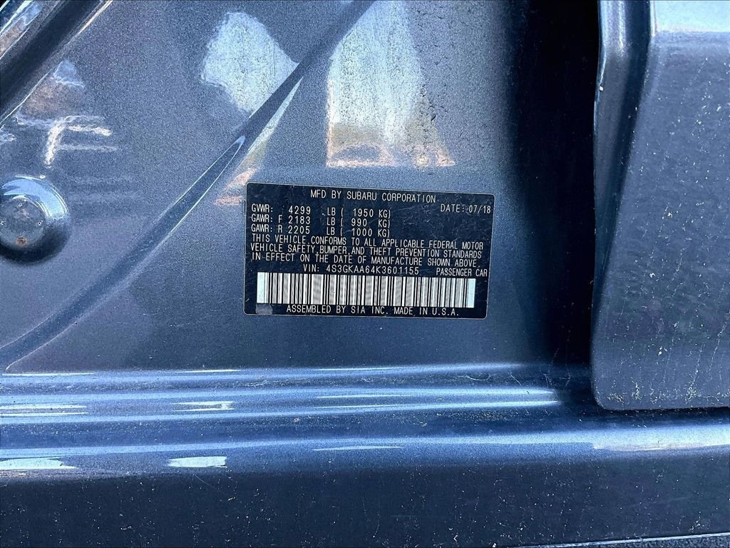 Used 2019 Subaru Impreza 2.0i AWD/4WD image 9