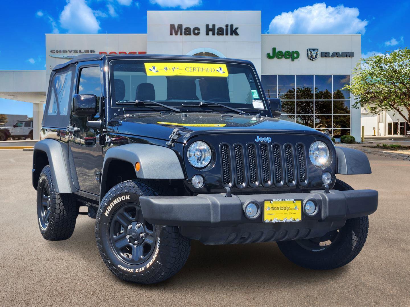 Certified 2017 Jeep Wrangler Sport w/ Connectivity Group