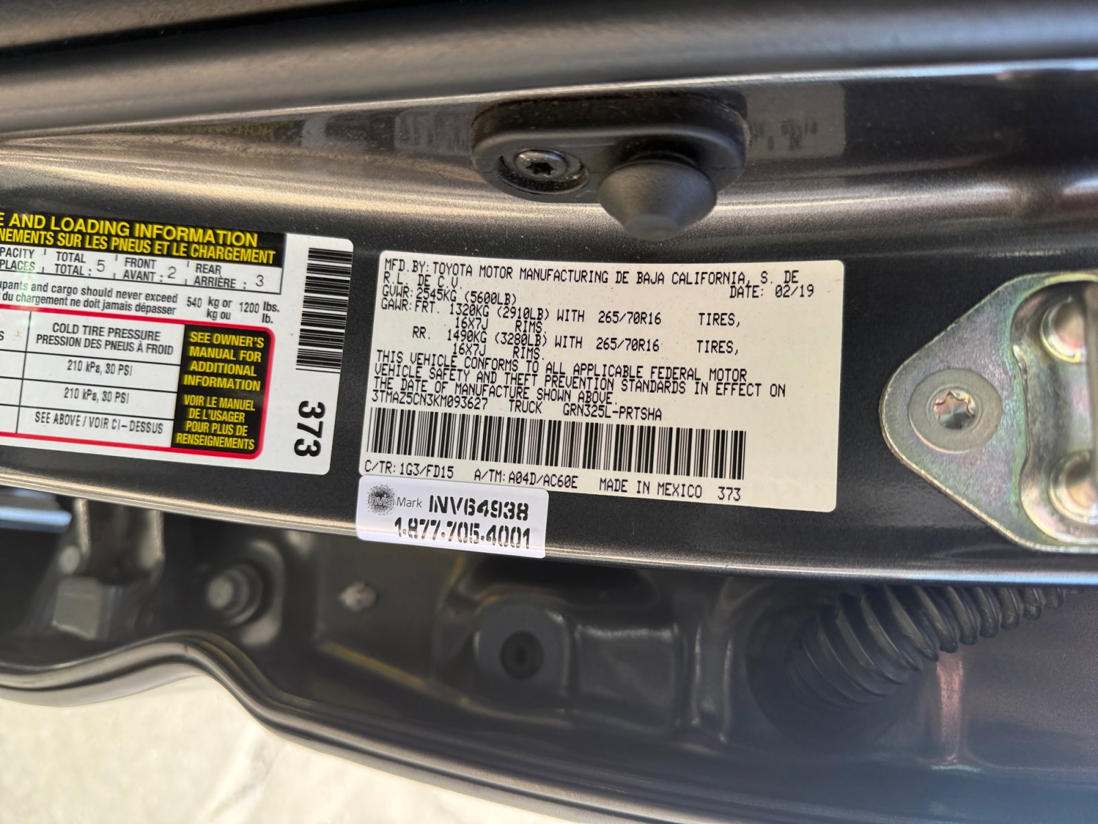 Used 2019 Toyota Tacoma TRD Off-Road image 23