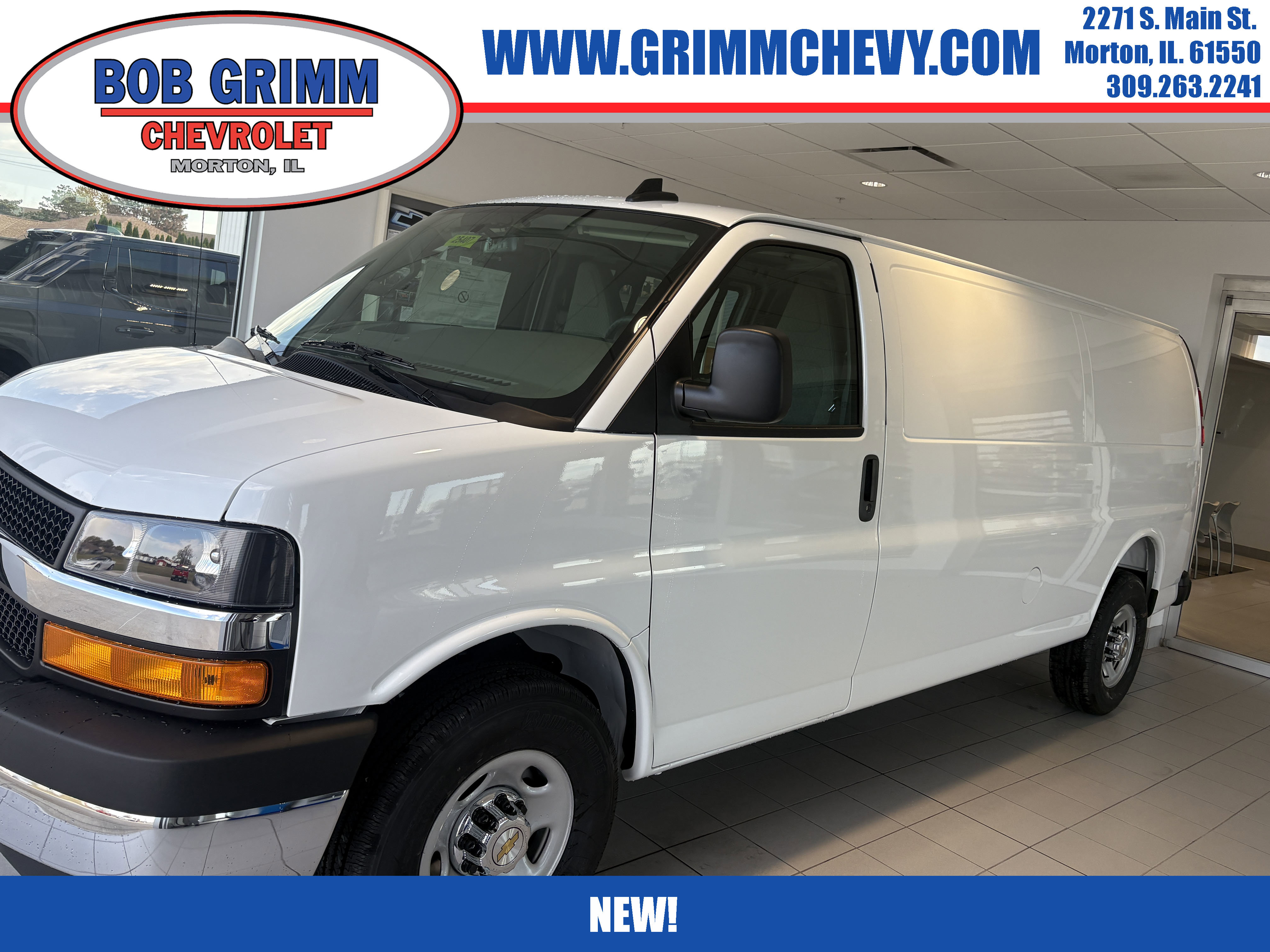 New 2025 Chevrolet Express 3500 Extended w/ Driver Convenience Package