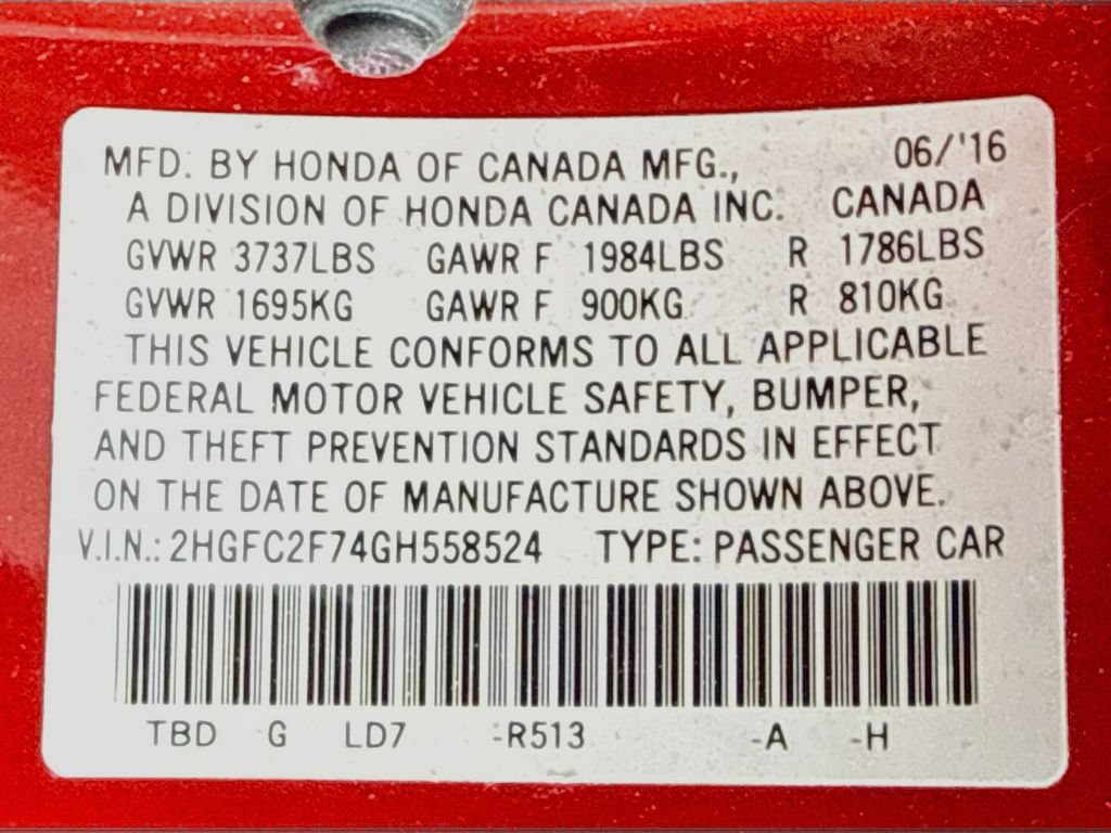Used 2016 Honda Civic EX image 37