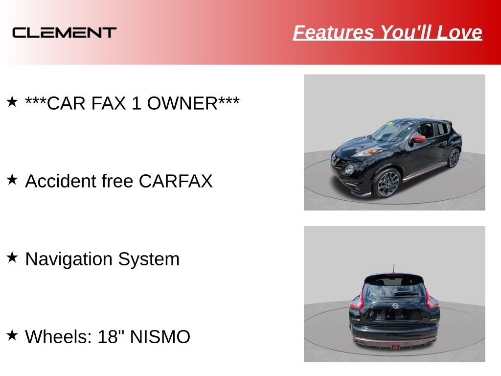 Used 2015 Nissan Juke NISMO AWD/4WD image 9