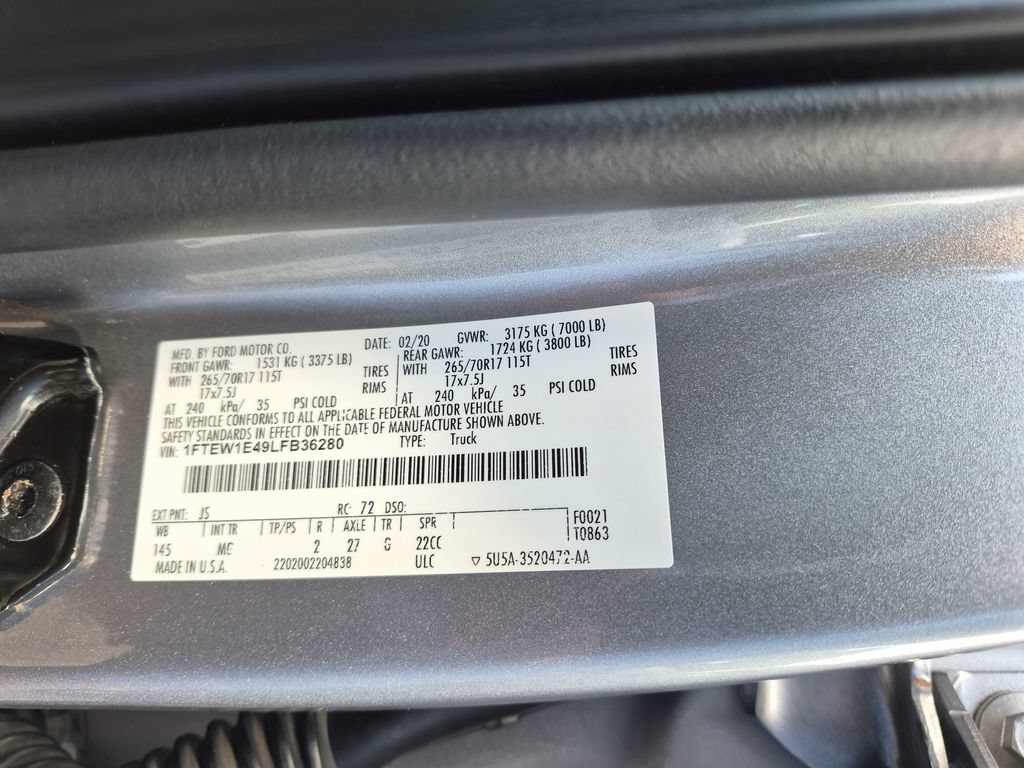 Used 2020 Ford F150 XLT w/ Equipment Group 301A Mid AWD/4WD image 27