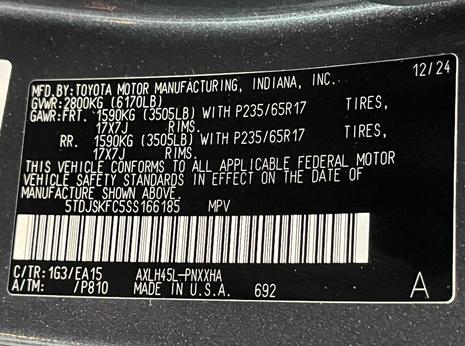Used 2025 Toyota Sienna XLE w/ XLE Plus Package AWD/4WD image 19