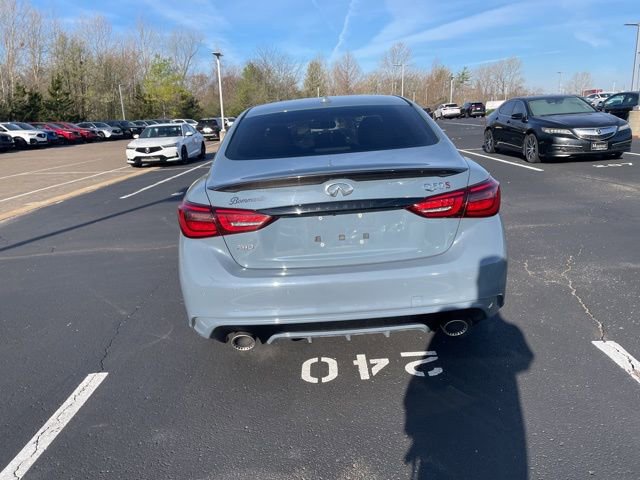 Used 2021 INFINITI Q50 Red Sport 400 w/ Carbon Fiber Package image 4