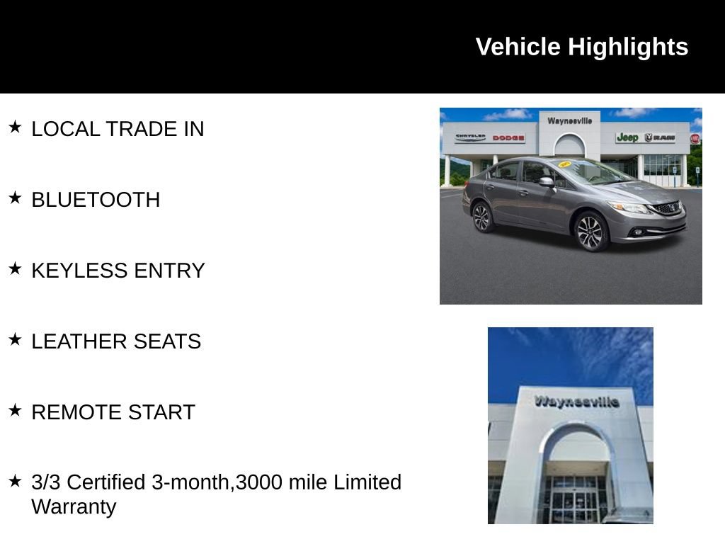 Used 2013 Honda Civic EX-L image 2