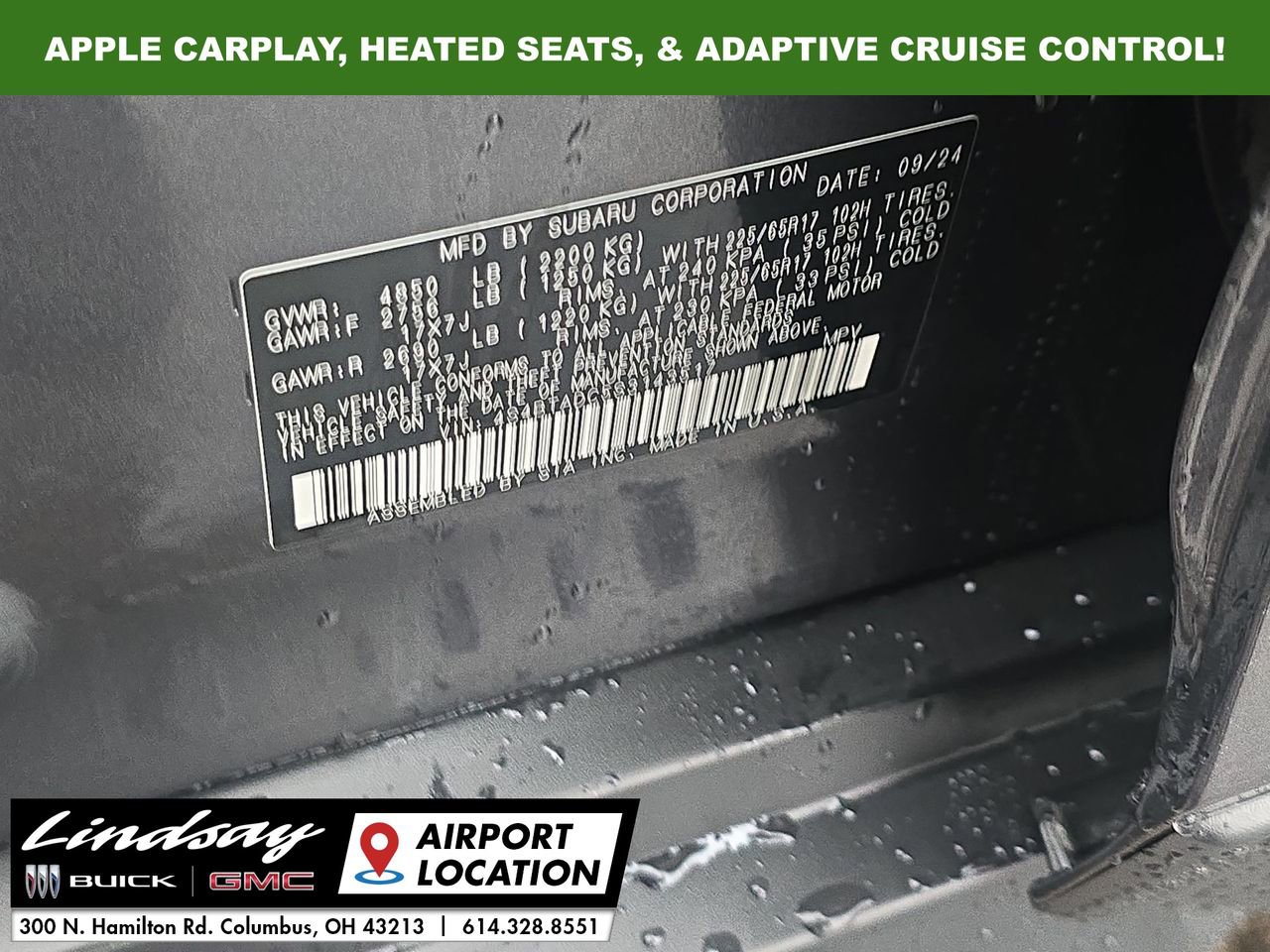 Used 2025 Subaru Outback Premium w/ Popular Package #1A image 32