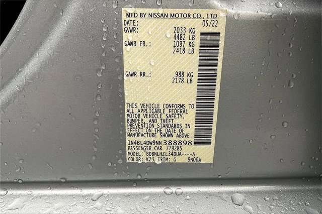 Used 2022 Nissan Altima 2.5 SV image 31