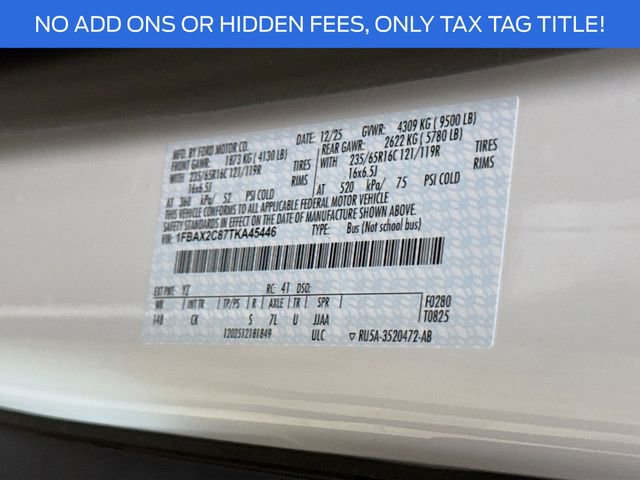 New 2026 Ford Transit 350 XL image 28