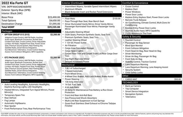 Used 2022 Kia Forte GT w/ GT2 Package image 44