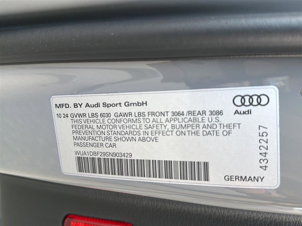 Used 2025 Audi RS 6 performance w/ Executive Package AWD/4WD image 9