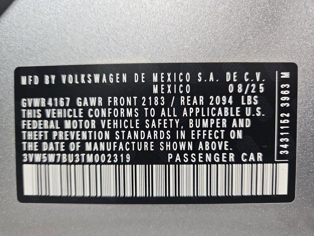 New 2026 Volkswagen Jetta S image 28