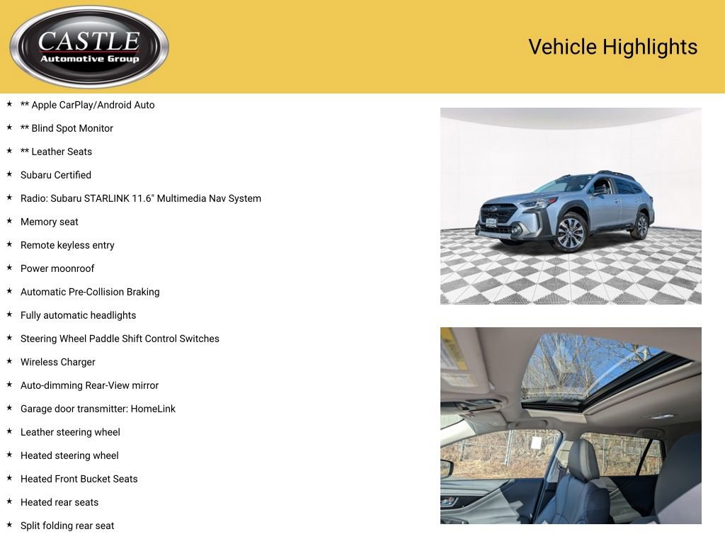 Certified 2023 Subaru Outback Limited XT w/ Popular Package #2 image 4