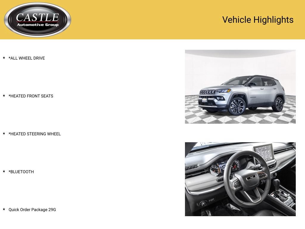 Used 2023 Jeep Compass Limited AWD/4WD image 3