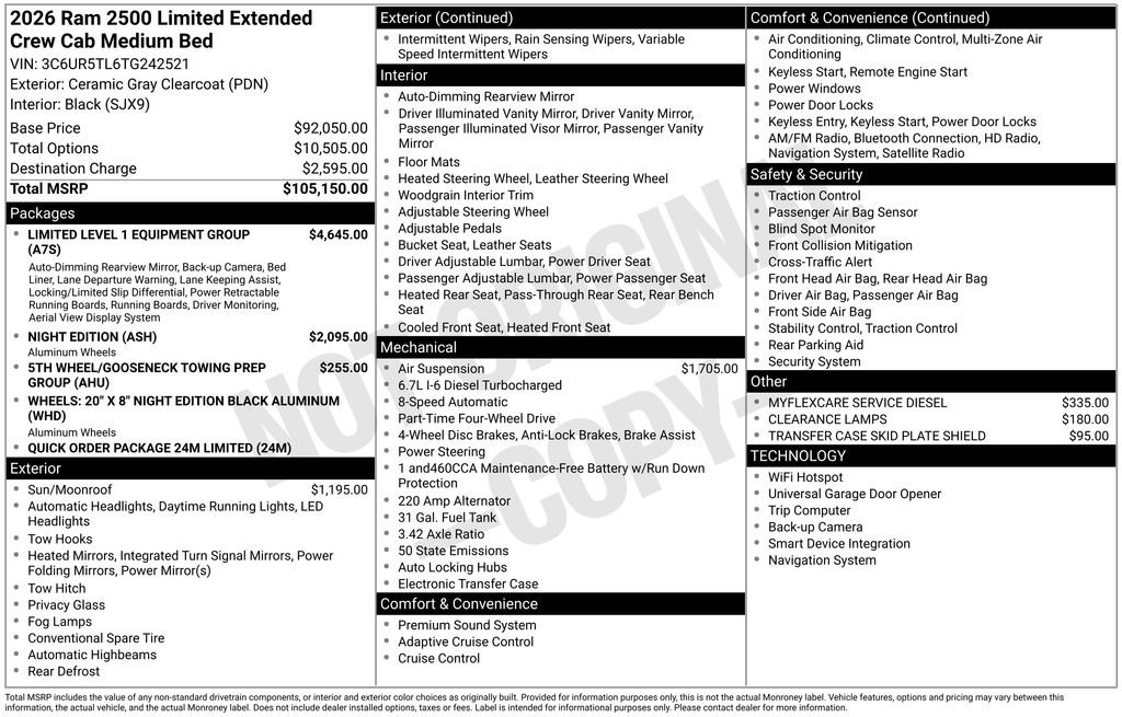 New 2026 RAM 2500 Limited image 7