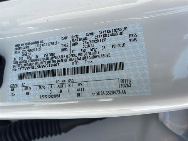 Certified 2022 Ford F150 Lightning Lariat image 21