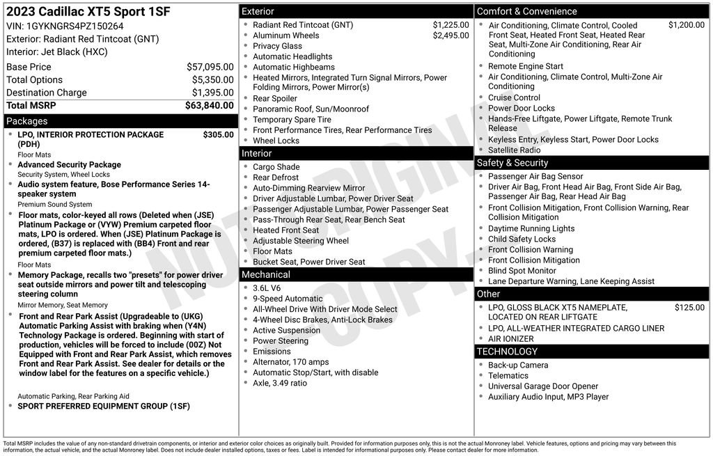 Used 2023 Cadillac XT5 Sportv image 19