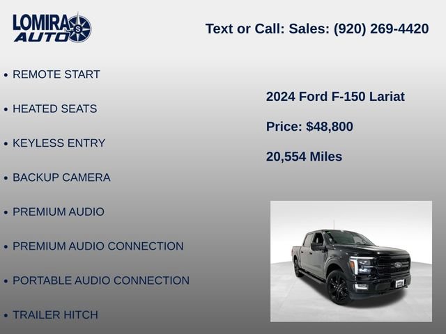 Used 2024 Ford F150 Lariat w/ Equipment Group 502A High AWD/4WD image 33