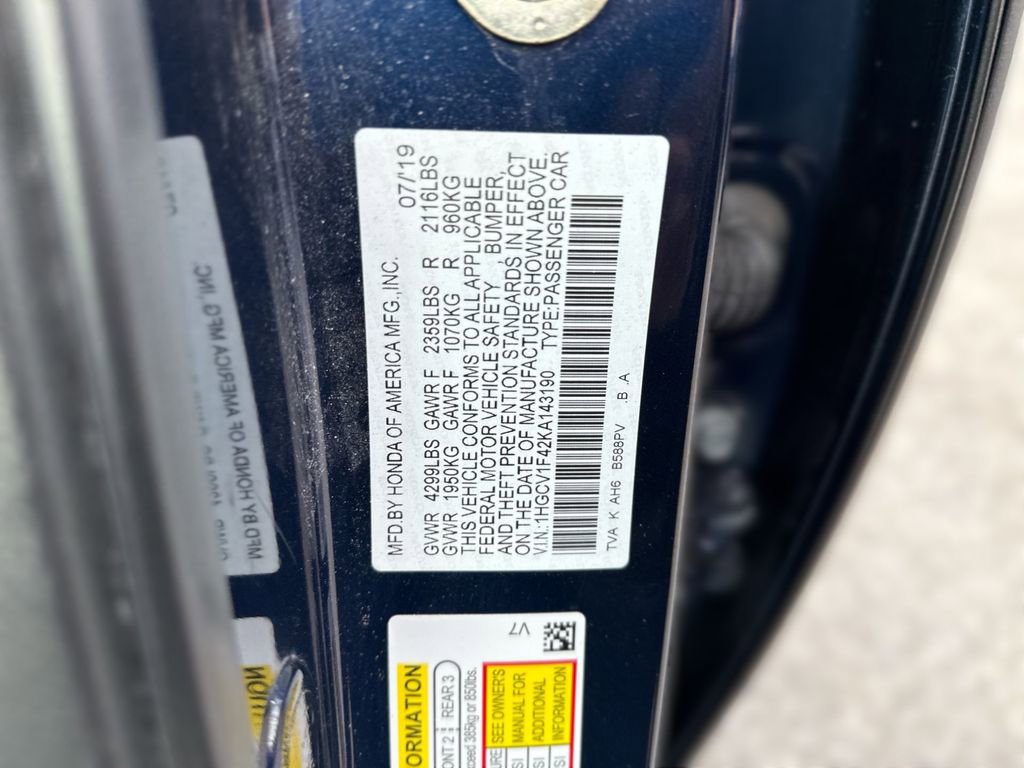 Used 2019 Honda Accord EX image 26