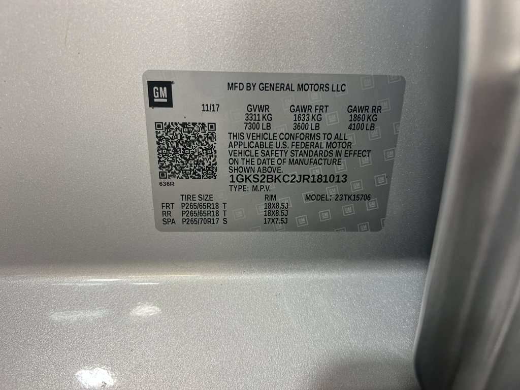 Certified 2018 GMC Yukon SLT w/ Open Road Package image 40