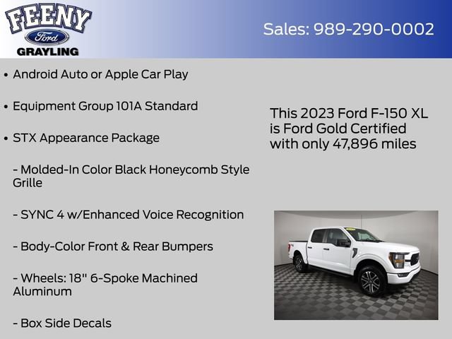 Certified 2023 Ford F150 XL w/ STX Appearance Package AWD/4WD image 9
