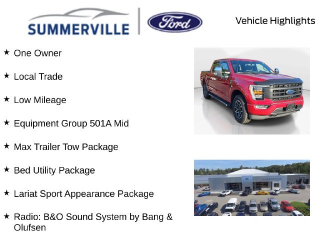 Certified 2022 Ford F150 Lariat w/ Max Trailer Tow Package AWD/4WD image 2