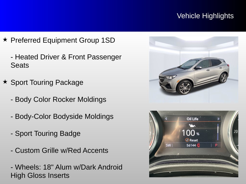 Used 2023 Buick Encore GX Select w/ Sport Touring Package FWD image 8