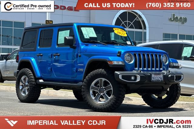 Certified 2022 Jeep Wrangler Unlimited Sahara