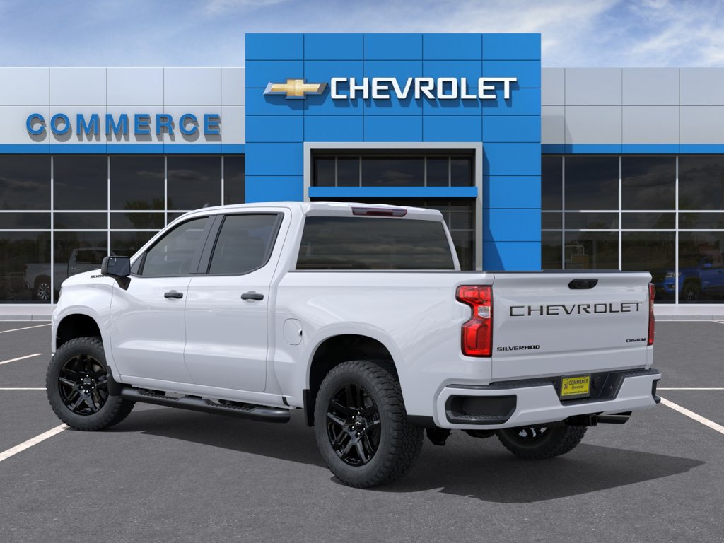 New 2026 Chevrolet Silverado 1500 Custom w/ Turbomax Blackout Package RWD image 3