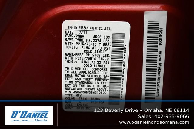 Used 2011 Nissan Rogue S AWD/4WD image 43