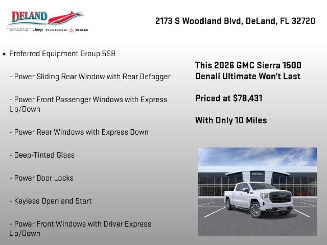 New 2026 GMC Sierra 1500 Denali Ultimate AWD/4WD image 7