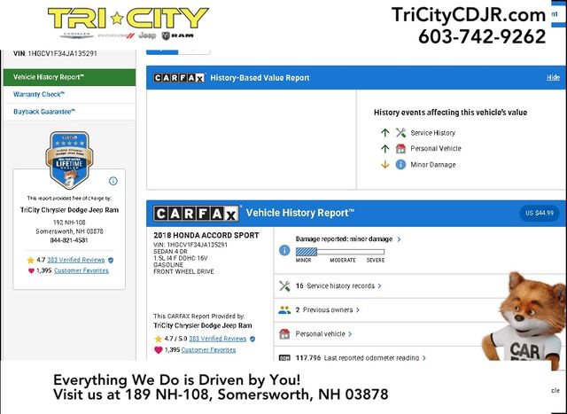 Used 2018 Honda Accord Sport image 33