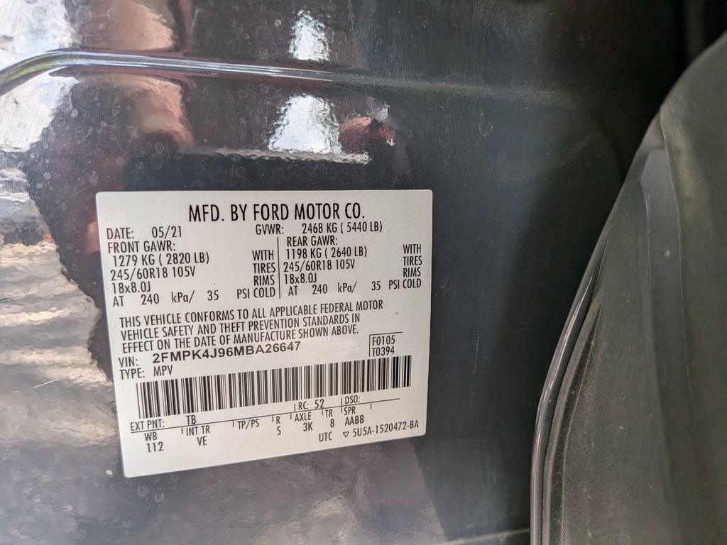 Used 2021 Ford Edge SEL w/ Cargo Accessory Package AWD/4WD image 32