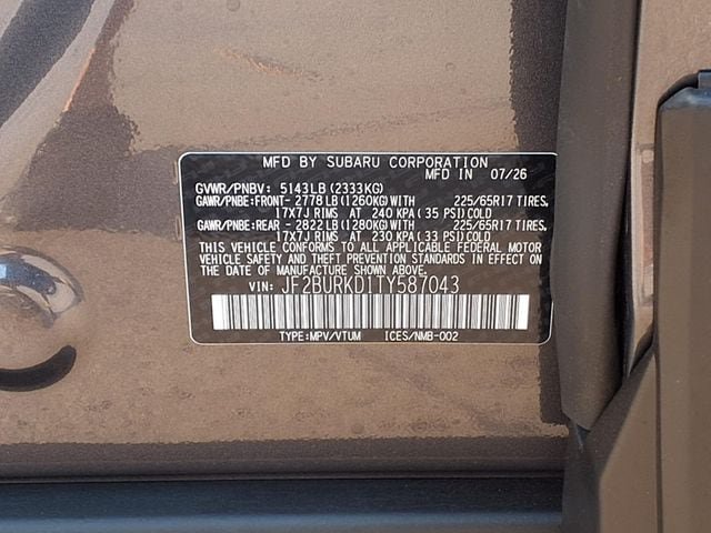 New 2026 Subaru Outback Wilderness AWD/4WD image 9