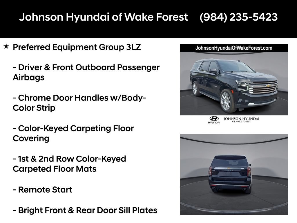 Used 2023 Chevrolet Tahoe High Country w/ Advanced Technology Package AWD/4WD image 12