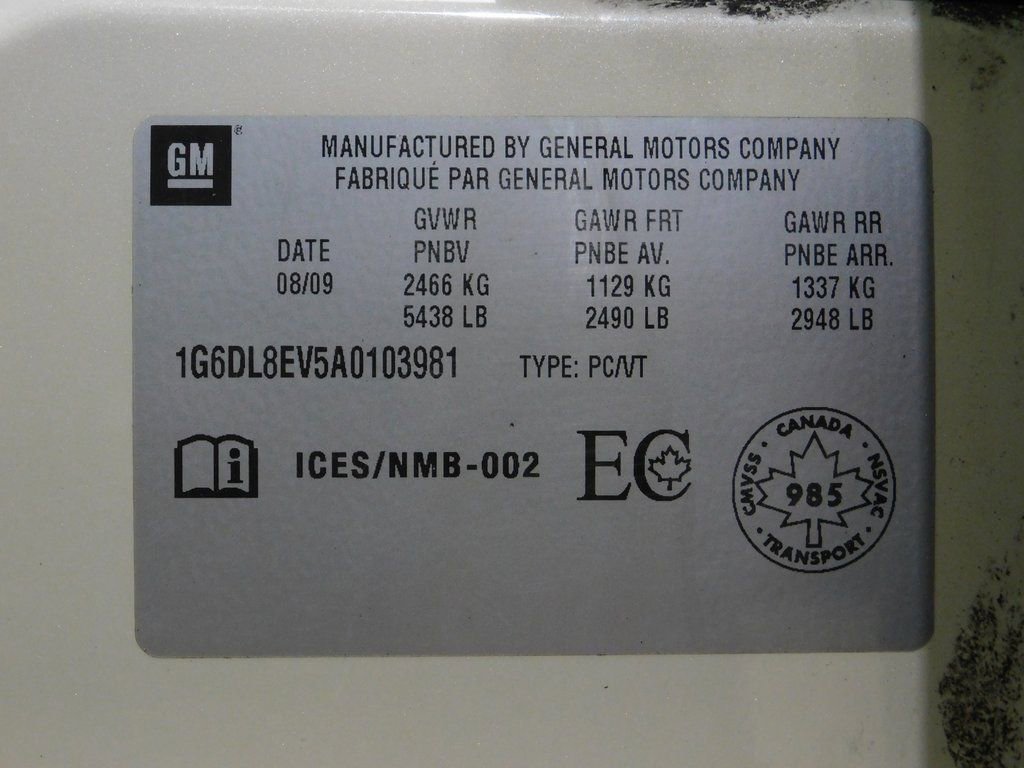 Used 2010 Cadillac CTS Performance image 87