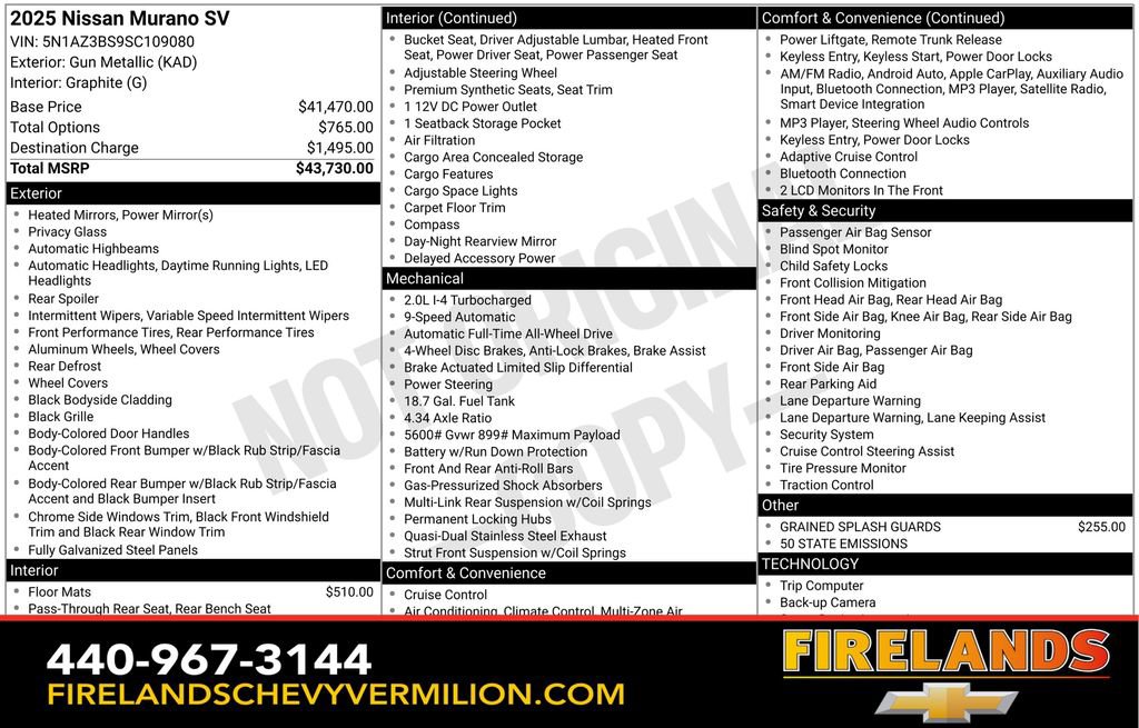 Used 2025 Nissan Murano SV image 2