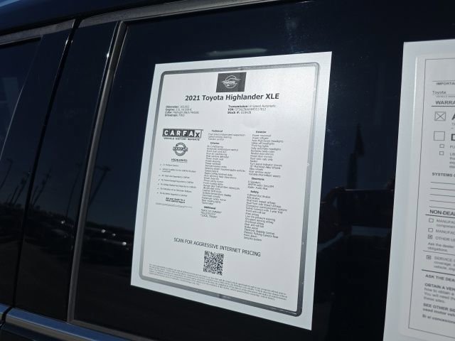 Used 2021 Toyota Highlander XLE FWD image 55
