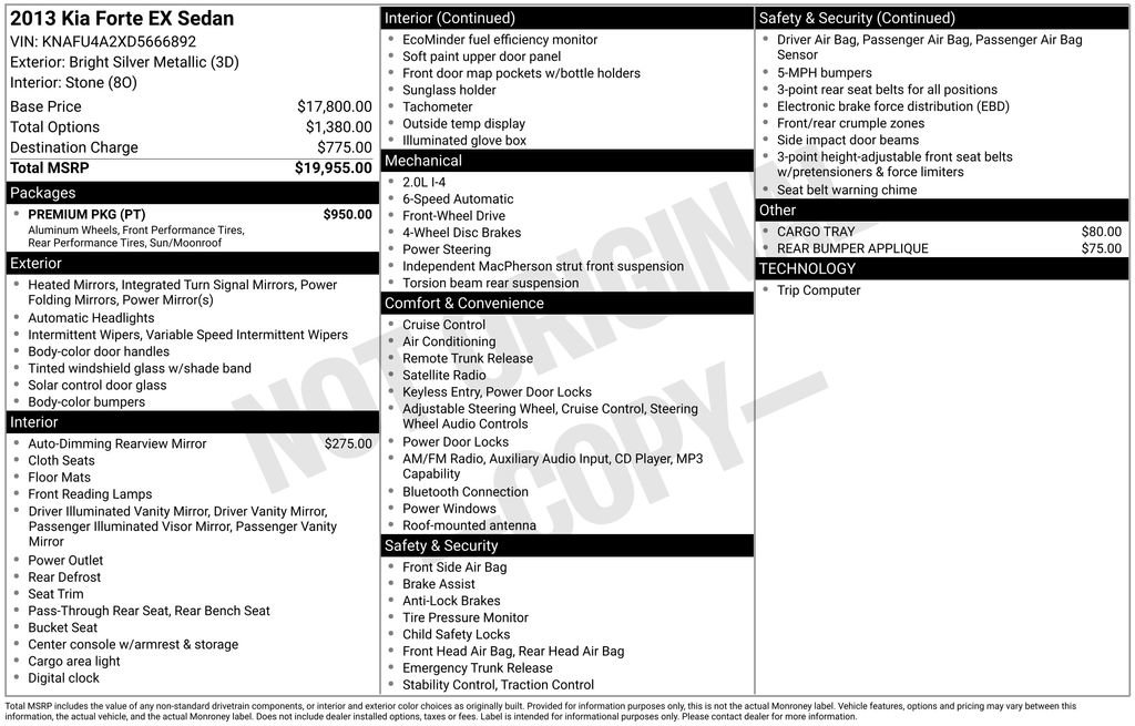 Used 2013 Kia Forte EX w/ Premium Pkg FWD image 36