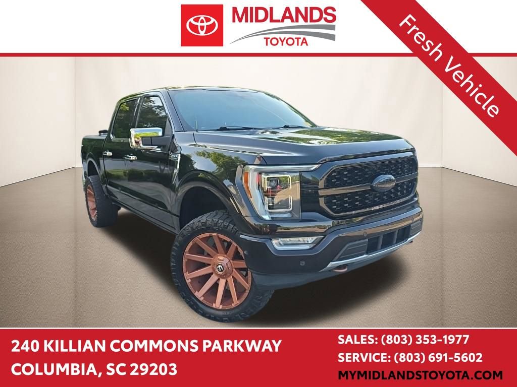 Used 2021 Ford F150 Platinum w/ Equipment Group 701A High image 1