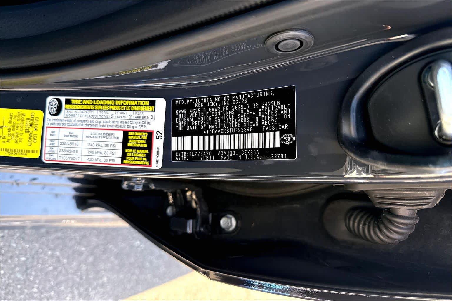 Used 2026 Toyota Camry SE FWD image 34