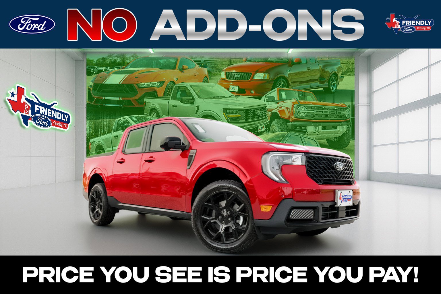 New 2025 Ford Maverick Lariat w/ Black Appearance Package