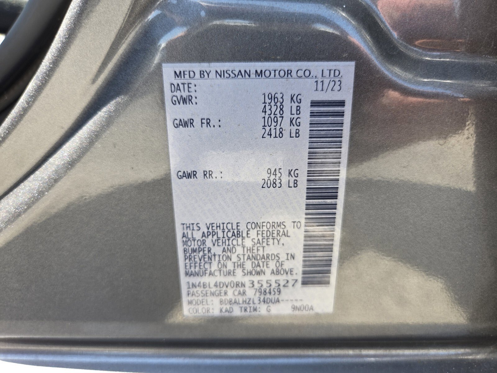 Used 2024 Nissan Altima 2.5 SV image 19