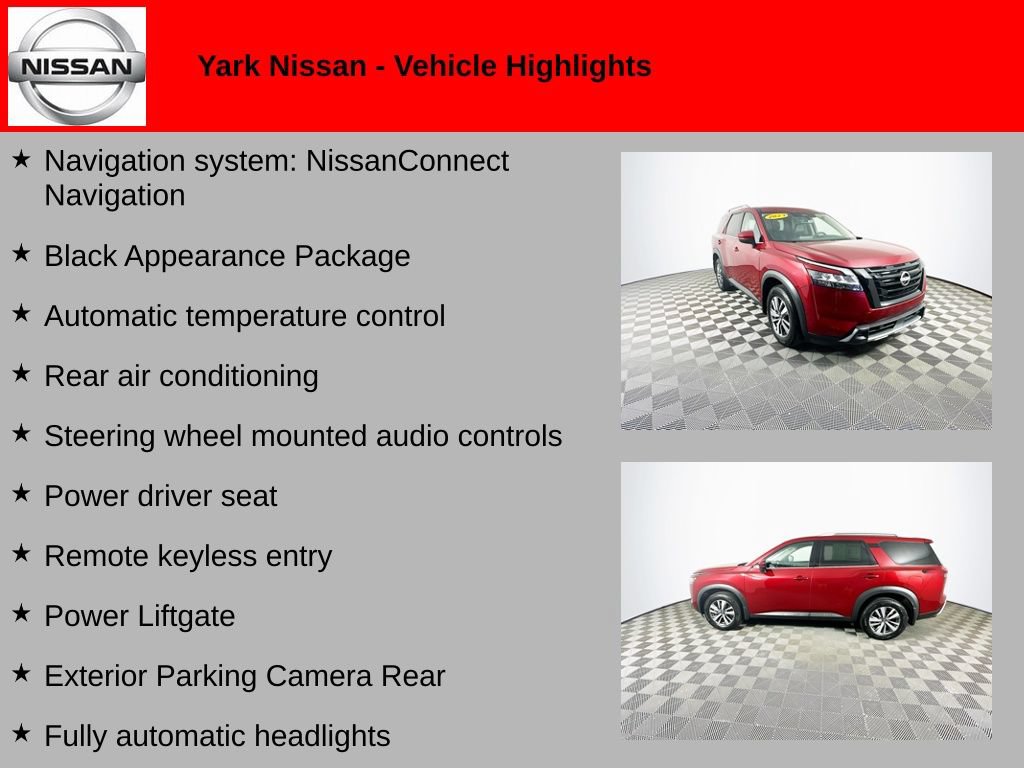 Certified 2023 Nissan Pathfinder SL w/ Black Appearance Package AWD/4WD image 2
