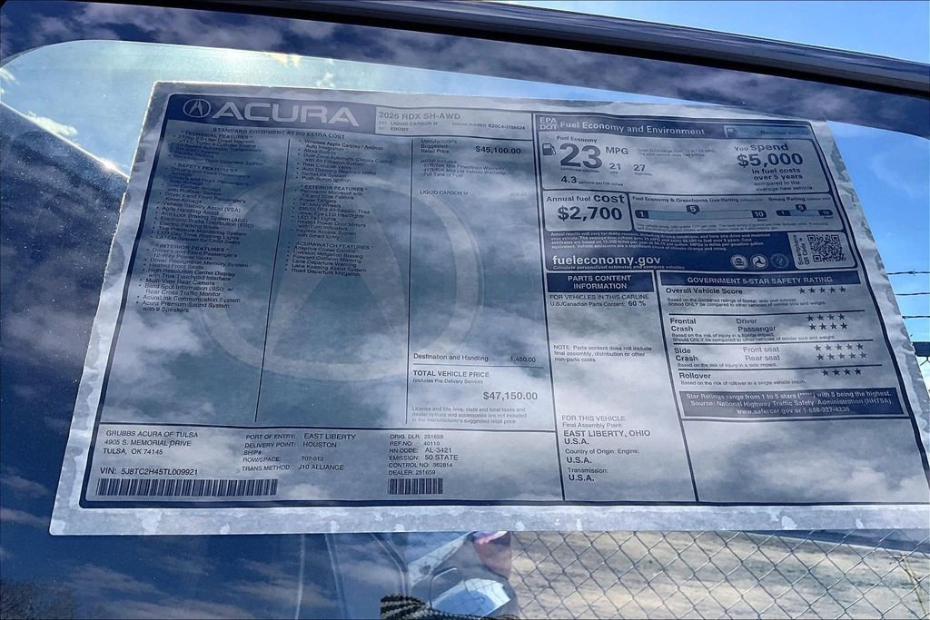 New 2026 Acura RDX SH-AWD image 43