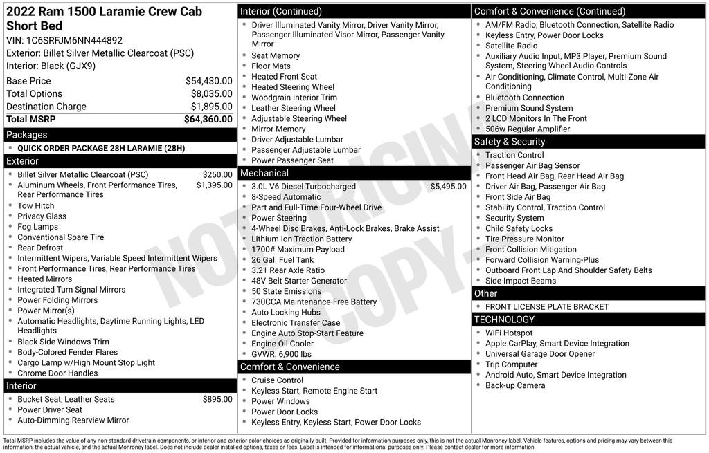 Used 2022 RAM 1500 Laramie image 32